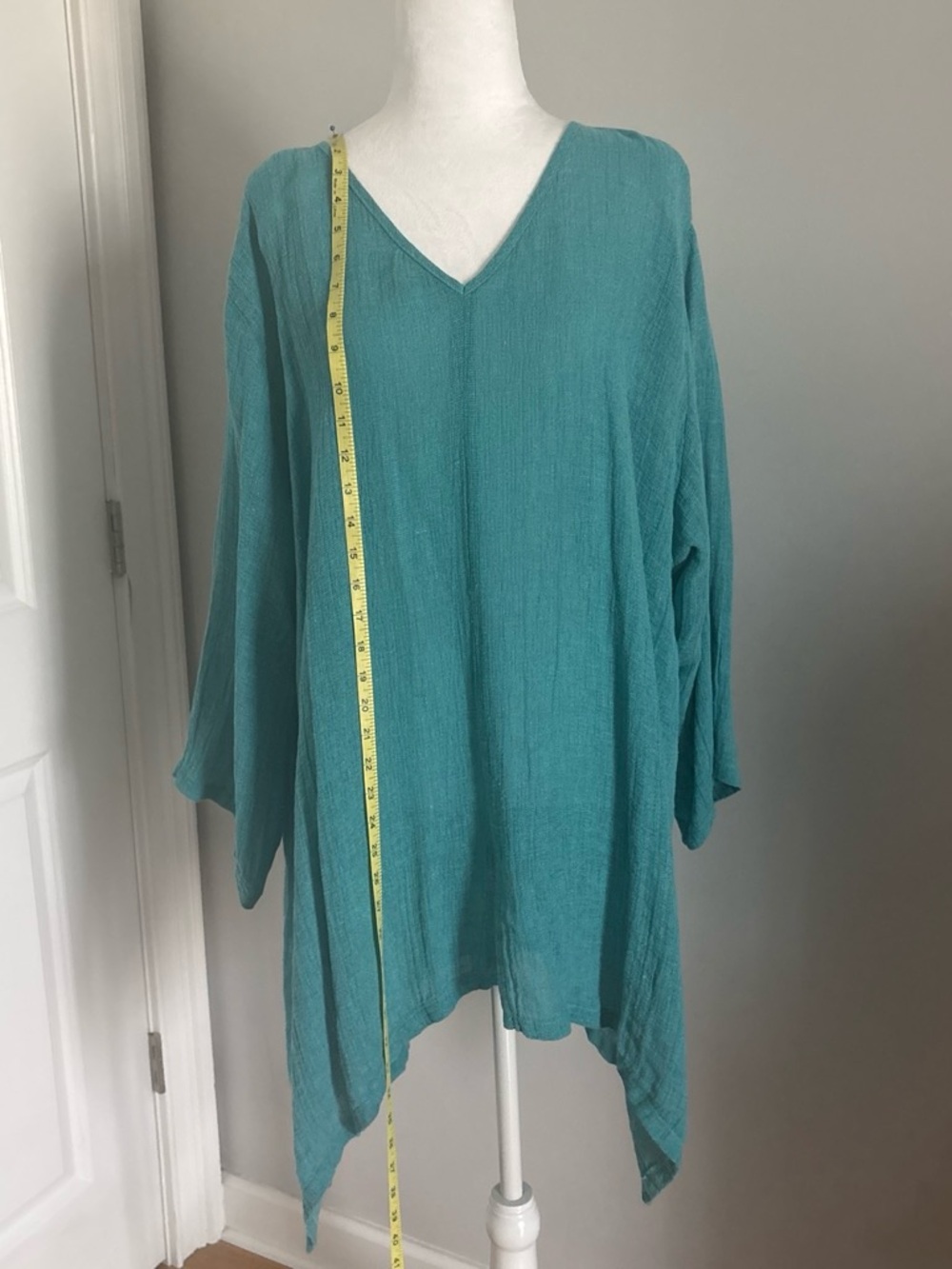 CTC -Teal linen Lightweight Tunic